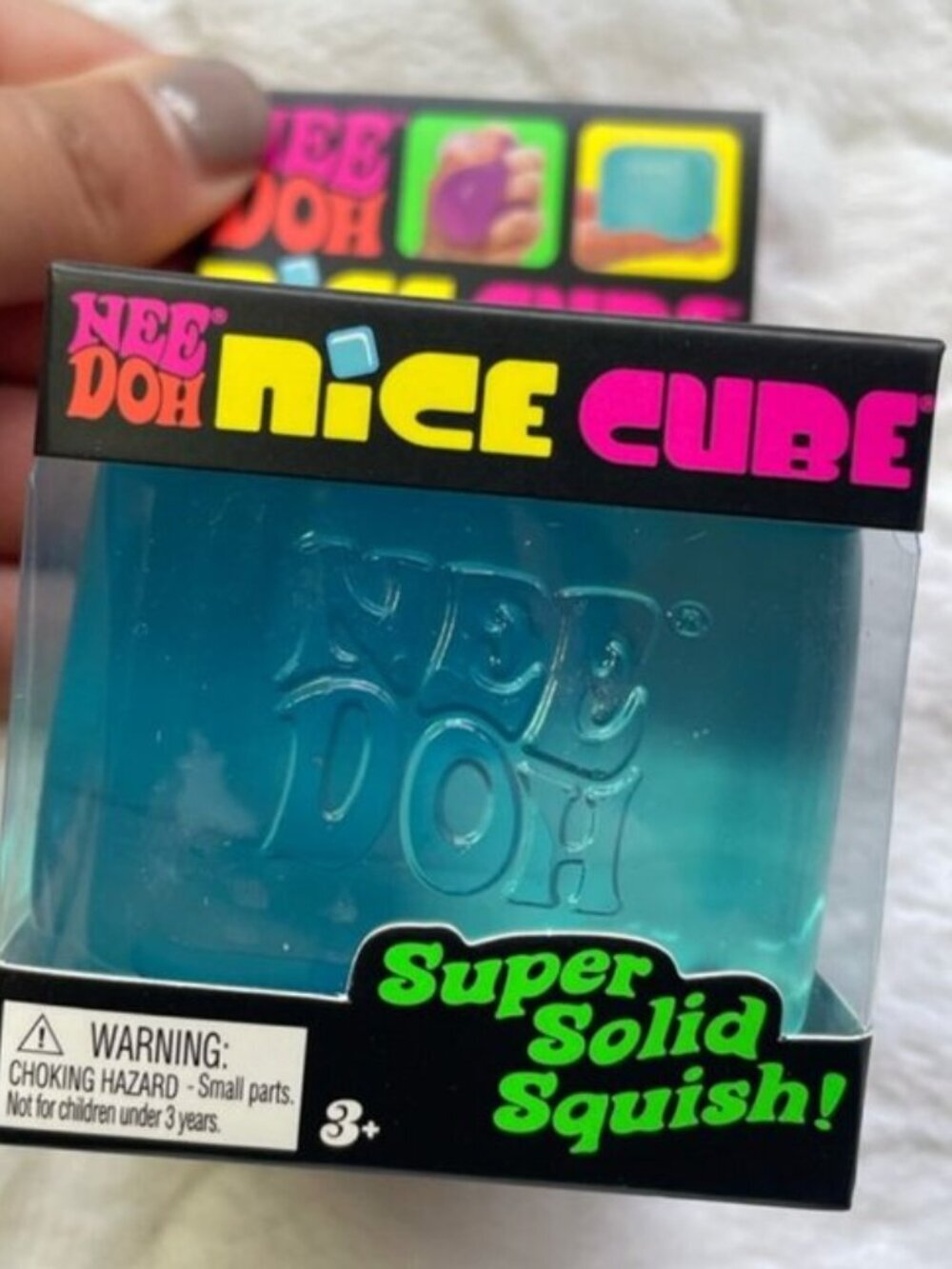 🆕 NWT 💙 NeeDoh Nice Cube BLUE by Schylling 🧊✨ 🔥 VIRAL on TikTok!